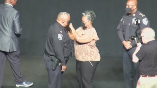 SPD promotion, badge pinning ceremony