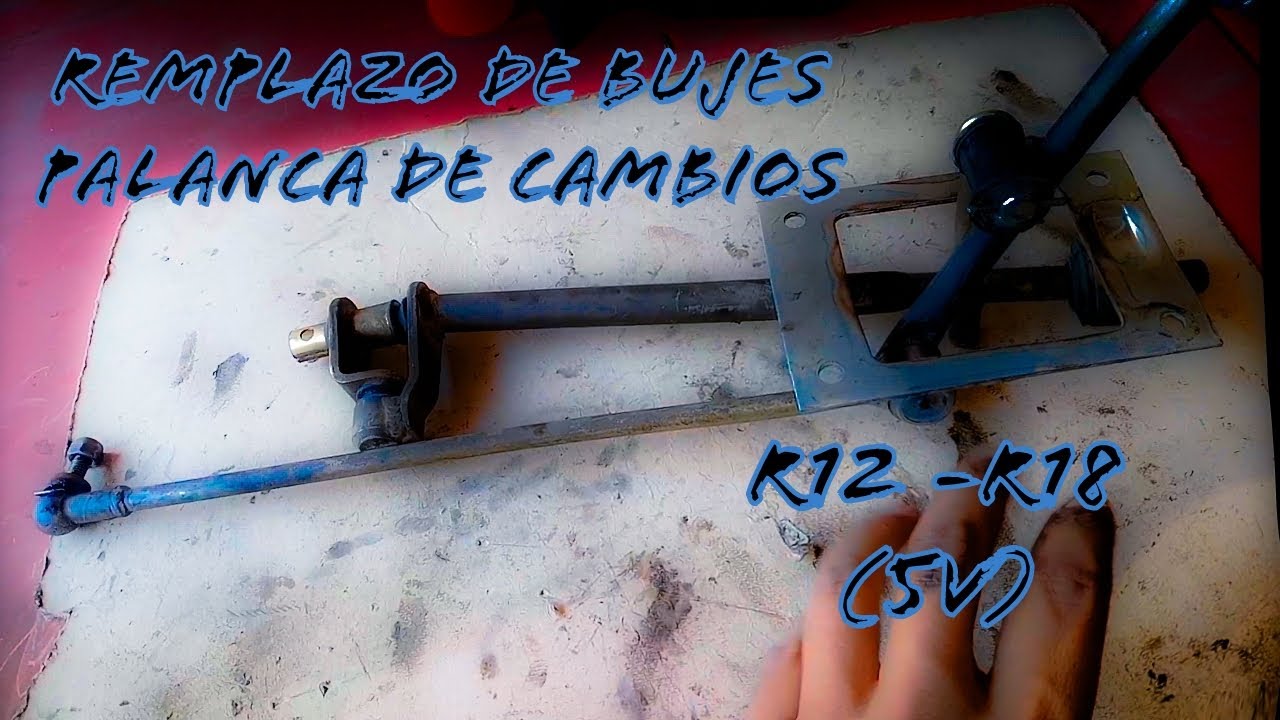 Bujes palanca de cambios Renault 12-18, 5 velocidades.