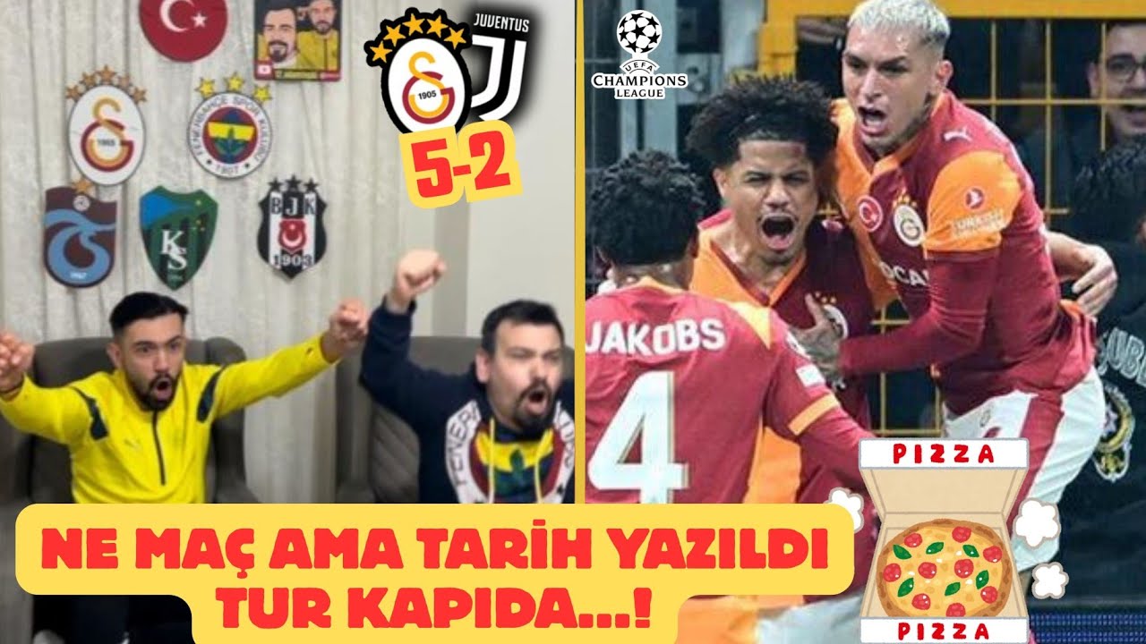 FANATİK FENERBAHÇELİLER GALATASARAY-JUVENTUS MAÇINI İZLERSE 5-2 (TEPKİ) 