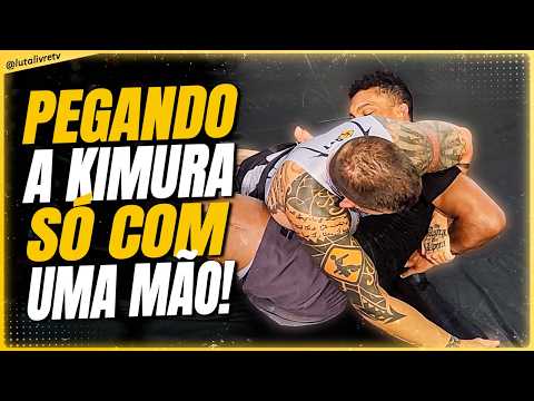 ONE-ARMED KIMURA FROM HALF GUARD!