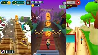 PRINCESS RUN VS Temple Princess Run 2 VS SUBWAY SCOOTER RUN | GAMEPLAY screenshot 5