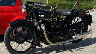 Попробуй меня запусти #мотоцикл #Ариель F500 1929