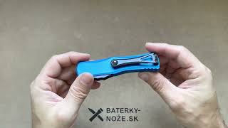 Microtech Hera Blue Serrated 702-3 BL