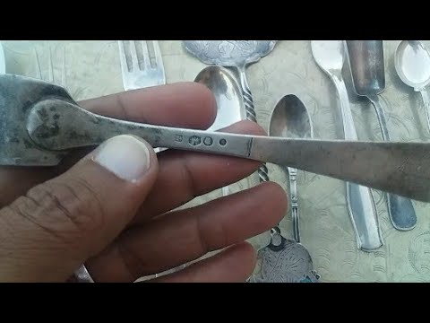 ملاعق و فرشات من الفضة الخالصة كيف اتعرف عليها من خلال الدمغة