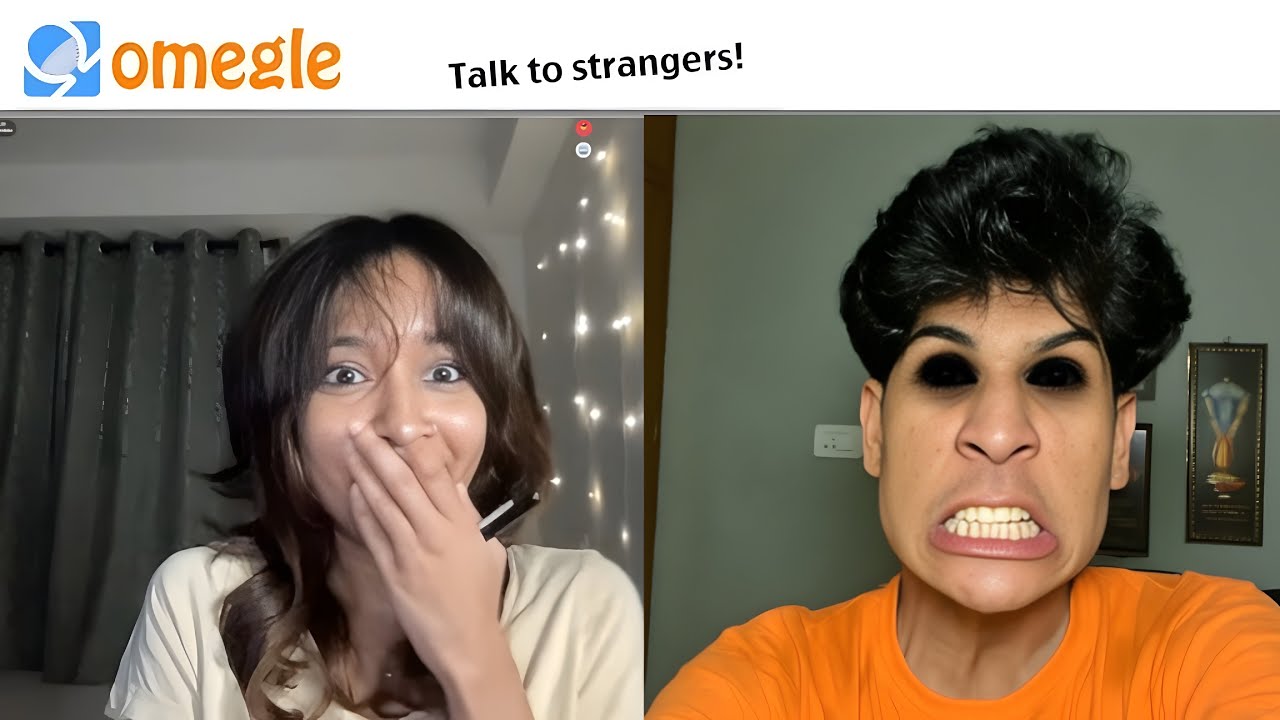 Scaring every GIRL on Omegle ! | PART - 10