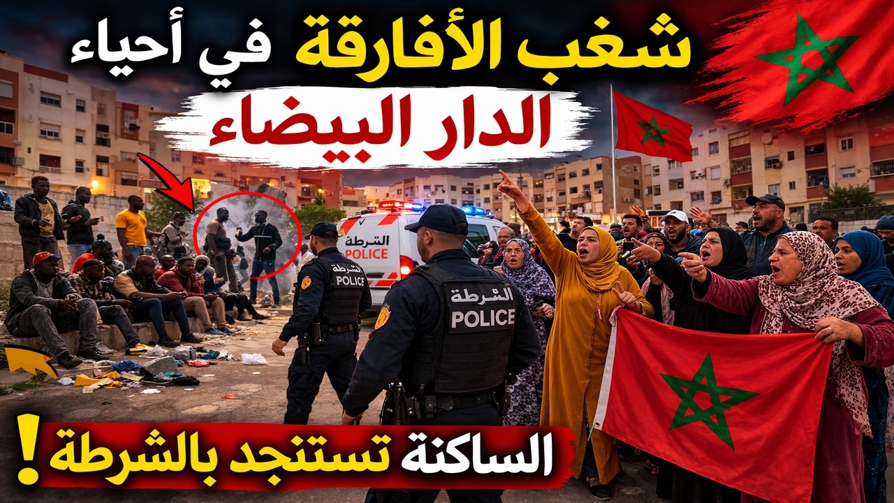 عاجل سكان الدار البيضاء المغربية يشتكون من شغب بعض الأفارقة داخل الأحياء