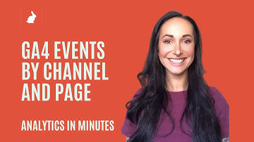 GA4 Goals (events) by Channel and Page using Data Studio