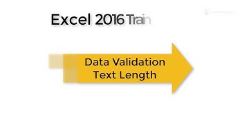 16.8 Excel 2016 Data Validation Text Length