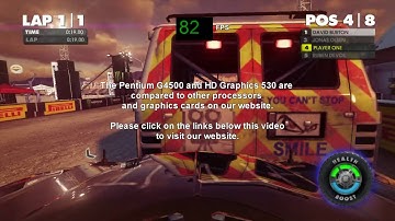 Intel HD Graphics 530 Intel Pentium G4500 Dirt Showdown Benchmark