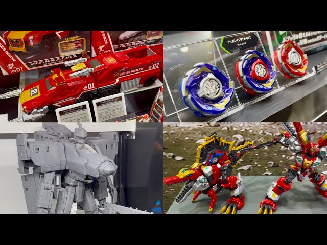 【新ハイパーレスキュー!?】タカラトミーブース！おもちゃショー2026！ベイブレードXティガコラボ・シンカリオン河森正治氏コラボ・TFワイルドキングWスピノエスクード