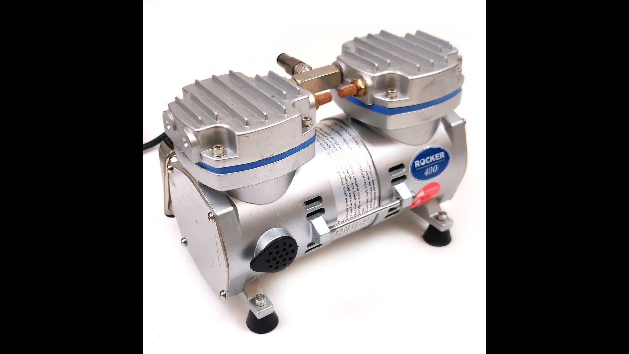 Rocker 400 Vacuum Pump Oil Free AC 110V 60Hz 1.0A 655mmHg 37 L/min
