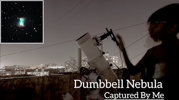 Dumbbell Nebula… captured from Bortle 7! 🤯Watch how 1h 40m Data of DUMBBELL NEBULA 🤯