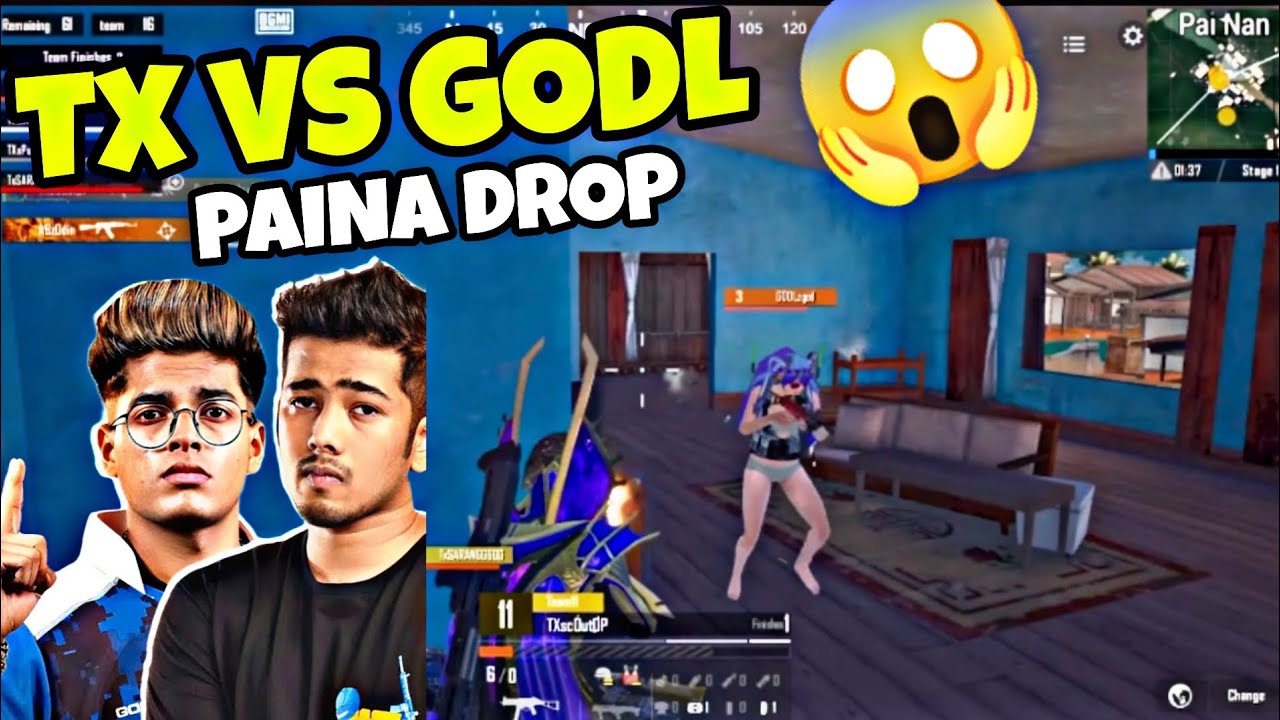 TX vs GODL Painan Drop Fight💛🚀 Scout vs Shadow🥵 - YouTube