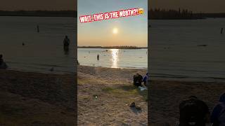 Didn't Expect A Beach In NorthWest Territories🏖️ #explore #fyp #reaction
