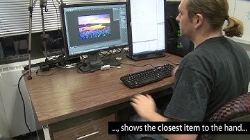 The Unadorned Desk: Exploiting the Physical  Space around a Display as an Input Canvas