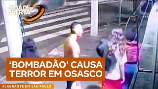 Bombadao de Osasco agride trio no meio da rua na Grande Sao Paulo