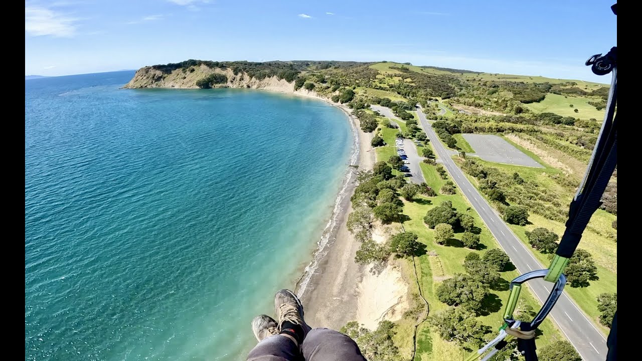 Paragliding @  Shakespear Beach, North Shore, Auckland, NZ