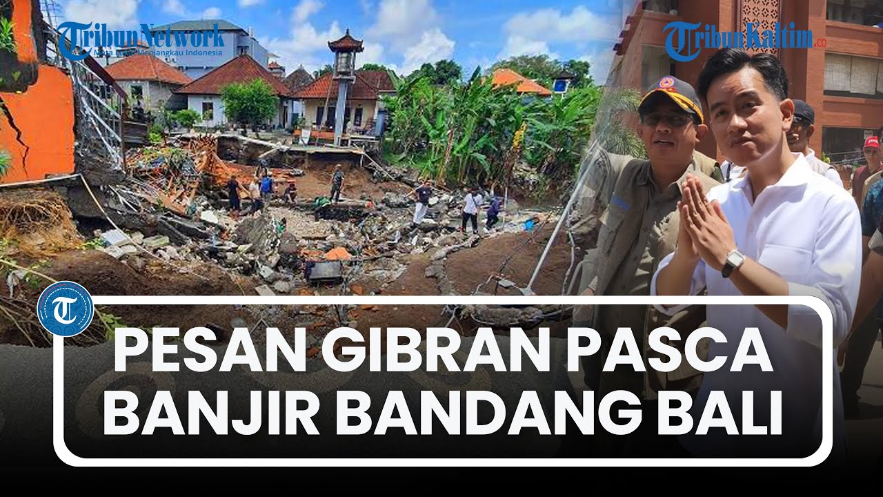 Pesan Wapres Gibran saat Kunjungi Pengungsi Korban Banjir Bali, Utamakan Kelompok Rentan