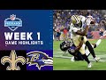 New Orleans Saints vs. Baltimore Ravens | Preseason Week 1 NFL Game Highlight