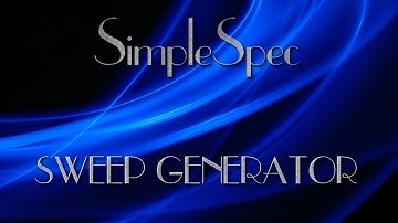 Simple Spectrum Analyzer Sweep Generator