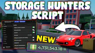 NEW Storage Hunters Open World Script PASTEBIN 2026 AUTO QUEST AUTO BET AUTO PLACE AUTO SELL