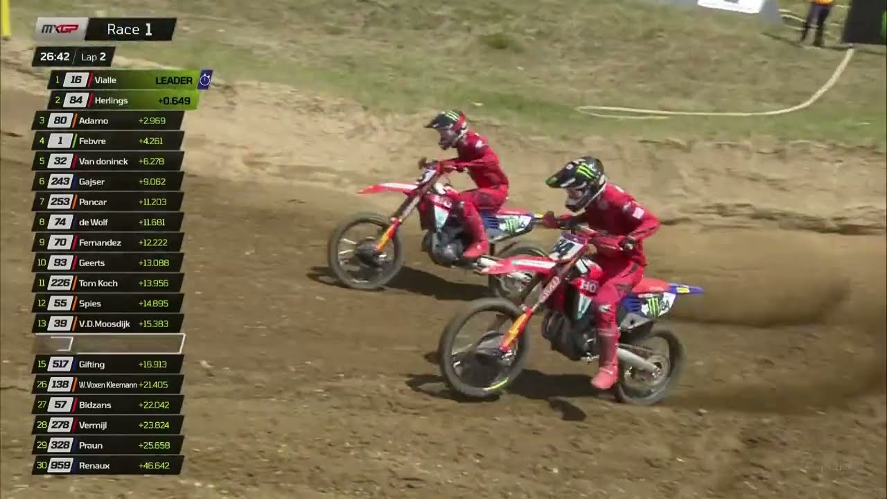 Herlings to the lead of MXGP Race 1 in Loket #MXGPCzechRepublic