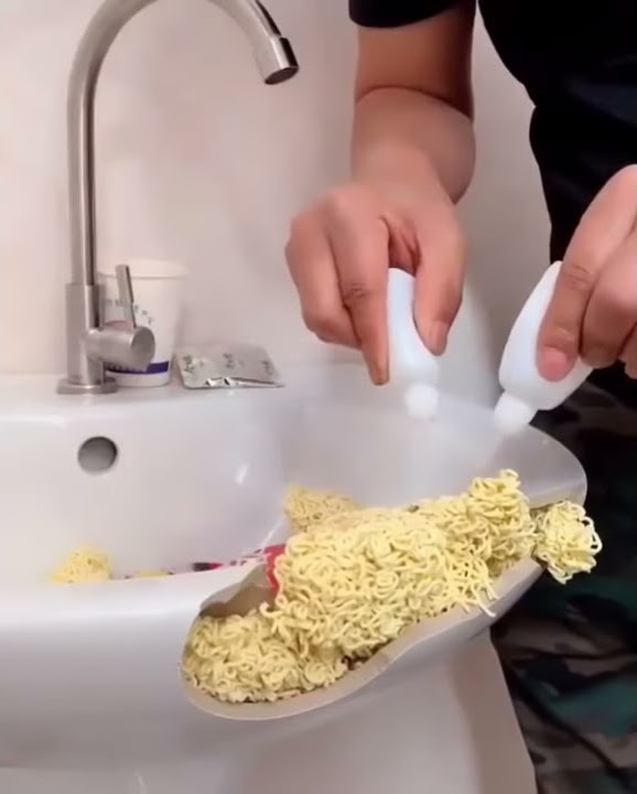 KIRIK LAVABO NOODLE İLE NASIL TAMİR EDİLİR How to repair broken sink