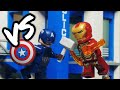 LEGO iron man vs captain America stop motion