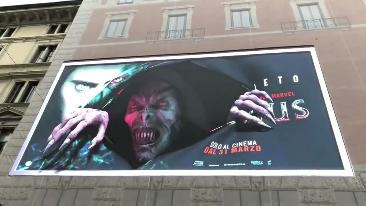 Cartel con movimiento de Morbius