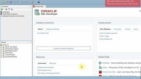 Create new connection with new user in Oracle SQL Developer