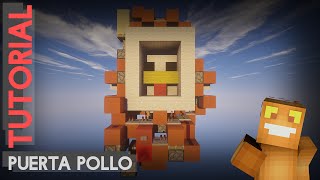 Tutorial Redstone - Puerta pollo / Minecraft 1.8+
