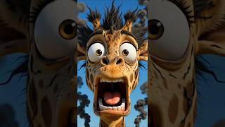 Giraffe's Photo Went Wrong 😂🦒 #shorts #funny #animation #cartoon #viral