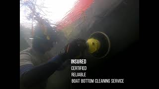 Underwater Boat Bottom Cleaning Service 786 698 7220