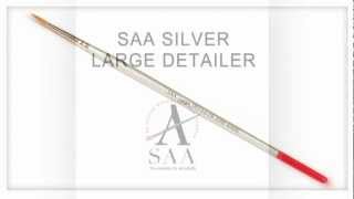 SAA Silver Large Detailer Brush