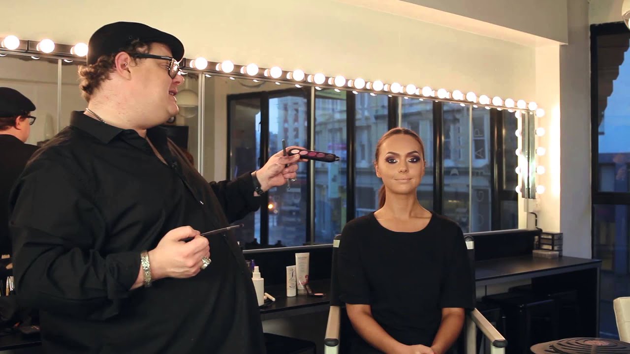 Paddy McGurgan Extended Eye Makeup with use of Bold Colour