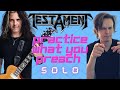 Testament - Practice What You Preach Solo Cover