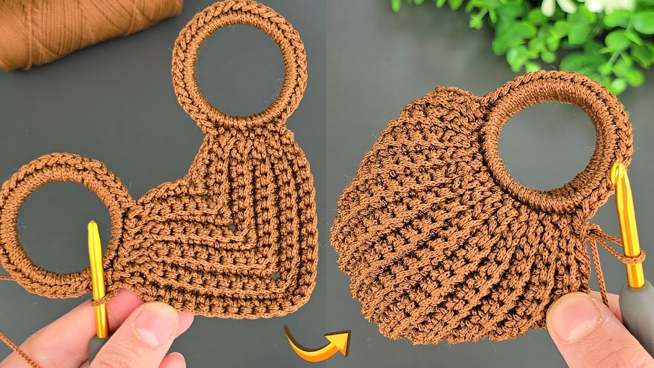 VERY NICE IDEA !👜Make MONEY with This SUPER EASY Crochet Mini👜Bag Purse Keychain!
