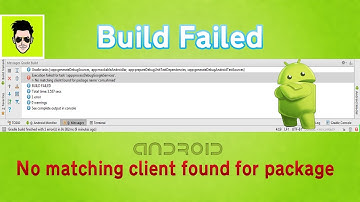 Build Failed: No matching client found for package حل مشكلة