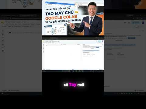 Tạo máy chủ miễn phí với google colab #google #ai