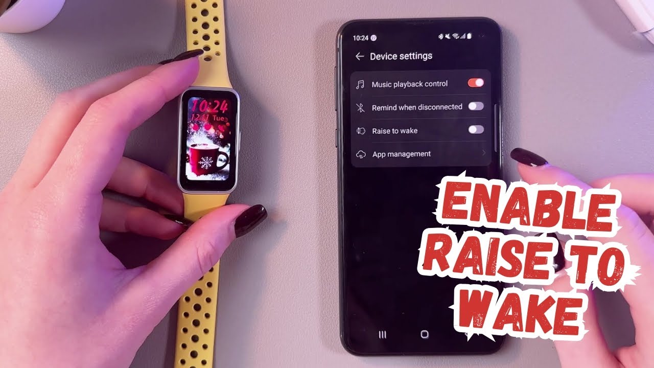 Huawei Band 9 How to Enable the Raise to Wake