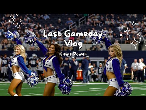 Last Gameday Vlog | Wrapping up my 4th szn as a Dallas Cowboys Cheerleader | Grateful moments ✧˚ · .