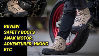 SEPATU SAFETY BOOTS LAVIO STYLISH UNTUK PEMOTOR, PETUALANGAN, HIKING, & OOTD #lavio #safetyboots