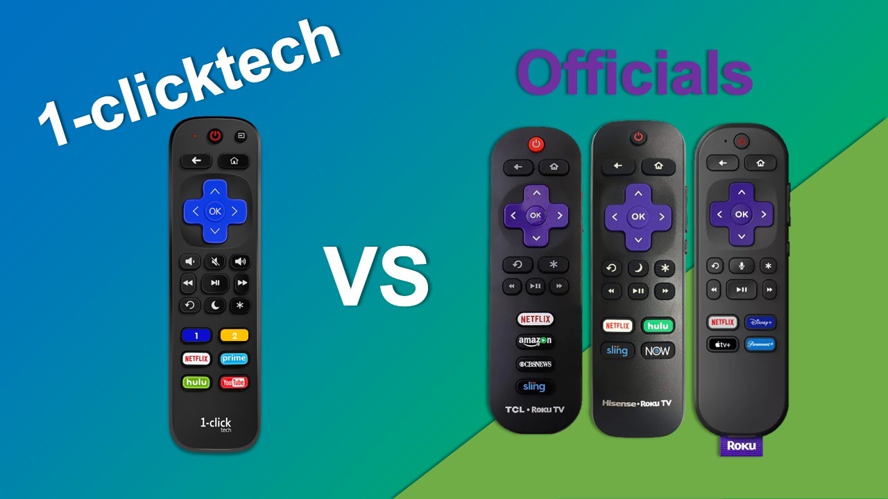 1-clicktech Remote vs Official Roku Remotes - YouTube