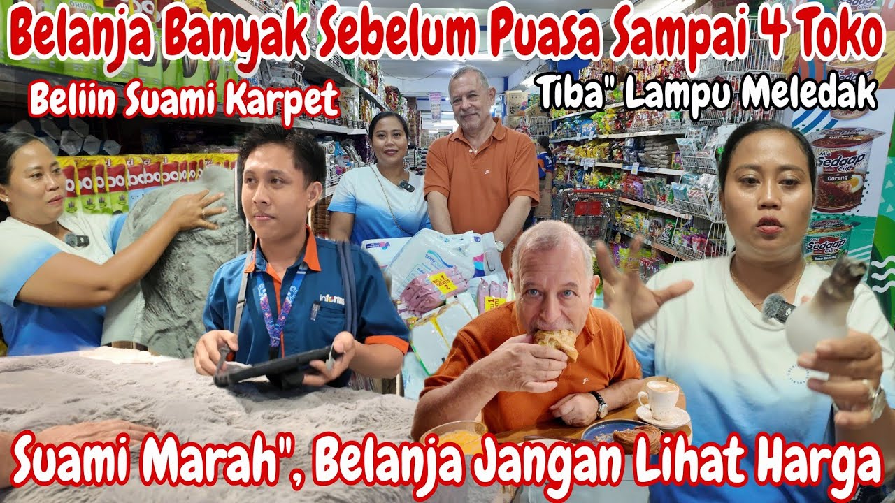 BELANJA KEBUTUHAN IBU DAN RUMAH SEBELUM PUASA‼️BELANJA DI SUPERMARKET TERMURAH DI BANYUWANGI(4 TOKO)