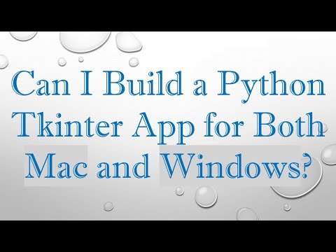 Can I Build a Python Tkinter App for Both Mac and Windows?