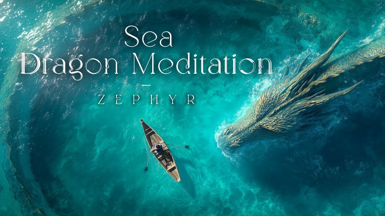 Fantasy Sea Dragon Meditation - Zephyr | Relaxing Ocean Ambience & Sea Soundscape