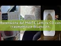 Recensione del MAITE Lettore CD con trasmettitore Bluetooth, lettore CD Bluetooth portatile con time
