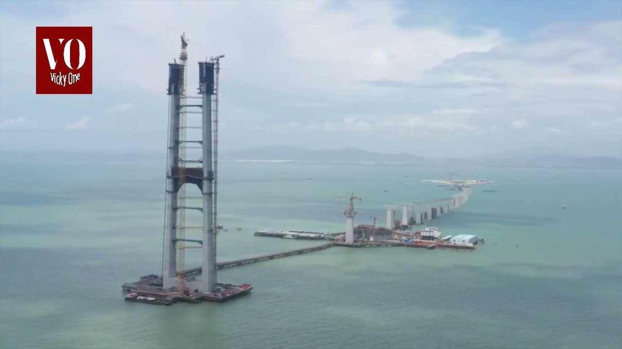 8 Lingdingyang Bridge Drone Film 2021 || Vicky One