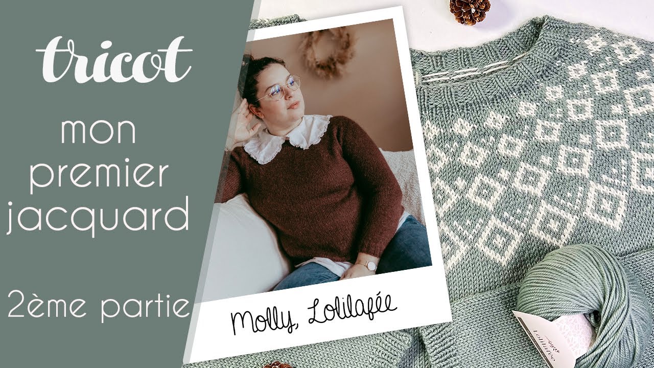 Tricoter du jacquard : l’empiècement du pull Molly, pas à pas
