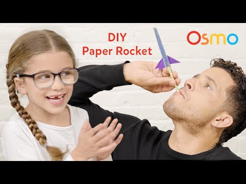 Make a Paper Rocket Step by Step🚀: Fun Activities for Kids | Osmo